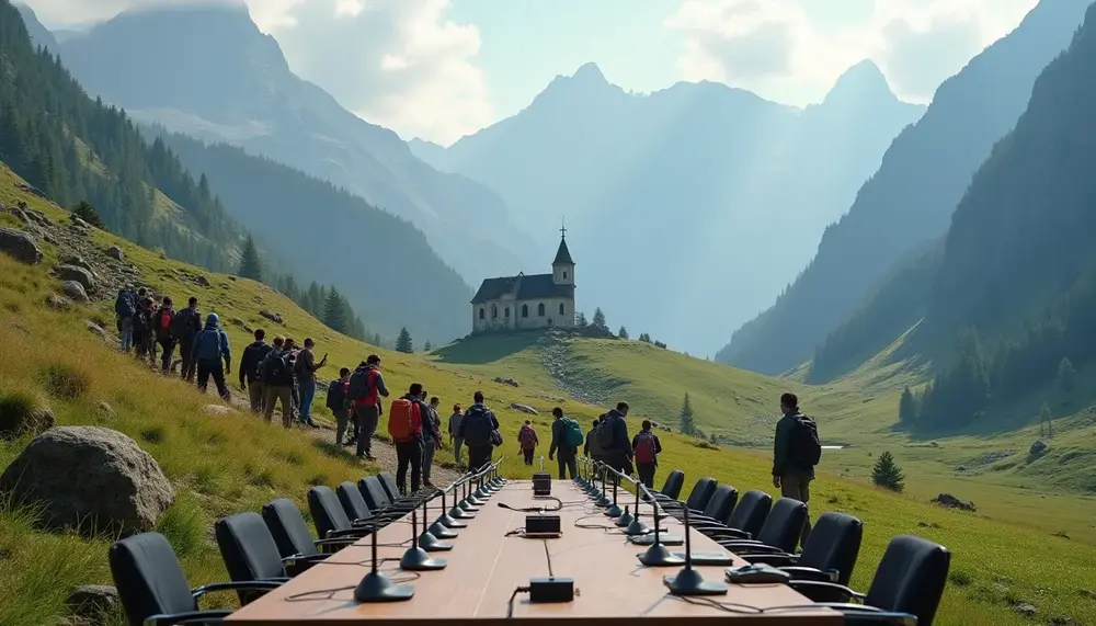 Aktuelle Entwicklungen: Kühnerts Alpenwanderung, Papst-Appell, Hunger in Gaza, Grenzvorfall Korea