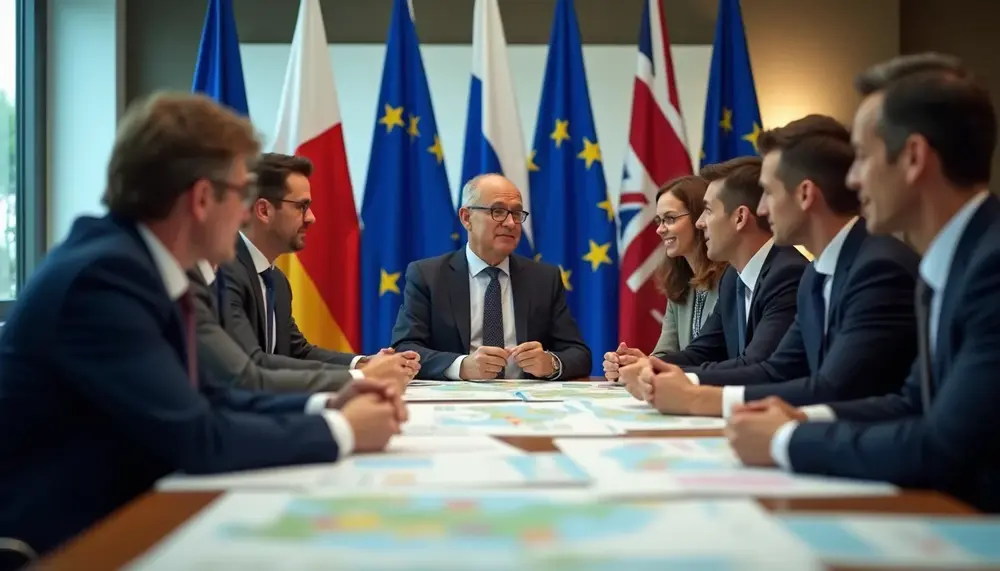 Europäische Führer beraten über Unterstützung für die Ukraine und US-Friedensplan